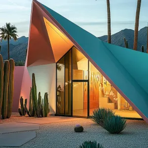 Pyramids of Palm Springs: Geometry in Bloom