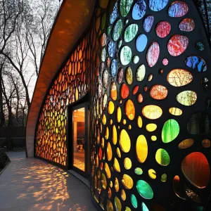 Colorful Glass Wonderland: Where Windows Come to Party