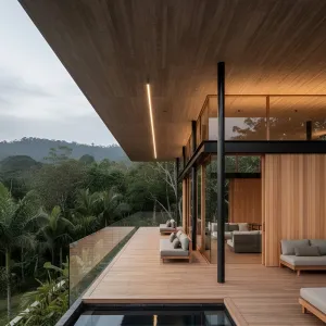 Overhang Horizon Jungle House