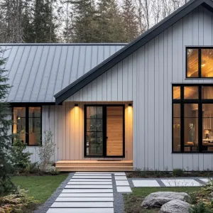Modern Nordic Hideaway in the Forest