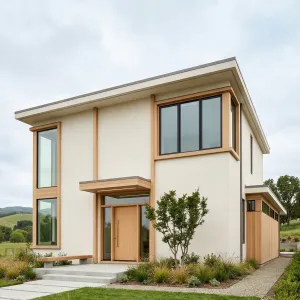 Calm Timber Framed Country Modern Home