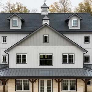 Striking Grey Barnhouse: A Modern Marvel