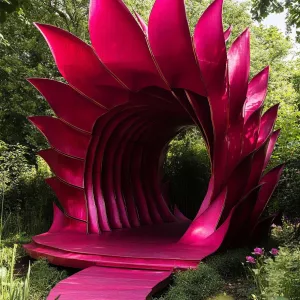 Petal Pavilion: A Bold Blossom