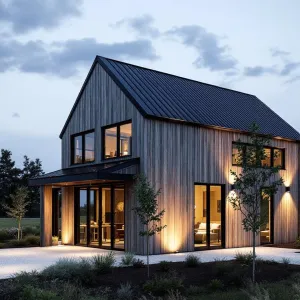 Modern Barn With A Touch Of Twilight