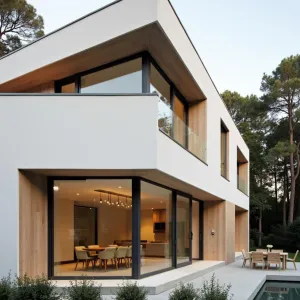 Cubist Castle in the Pines