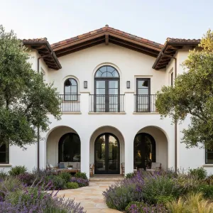Lavender Approach Courtyard Spanish Villa
