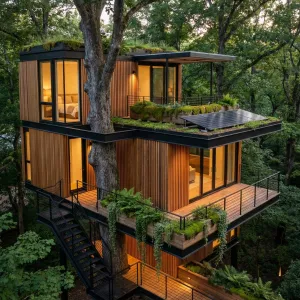 Verdant Stair Canopy Studio