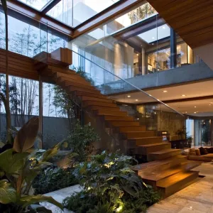 Atrium With Retractable Roof