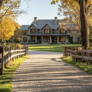 Rustic Paradise Down the Gravel Path