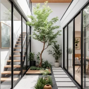 Slice of Eden with Wooden Walkways