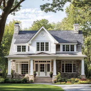 Classic Cottage with a Dash of Green