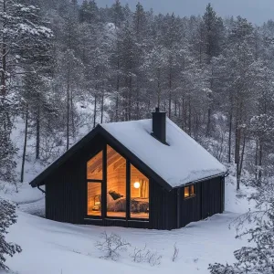 Snowy Serenity Shack