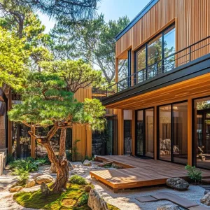 Courtyard Dreams: A Glimpse of Nature’s Embrace
