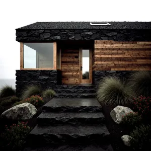Wood and Rock: A Modern Marvel in Layers