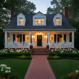 Evening Porch Cape Revival