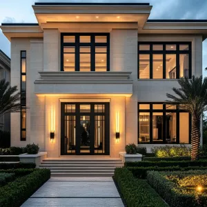 The Illuminated Elegance: A Villa in Stone and Light