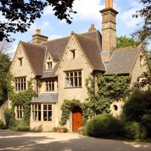 Majestic Ivy-Wrapped Stone Sanctuary