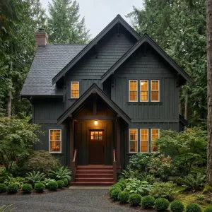 Shadowpine Gabled Forest Cottage Nest