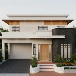 Slate Curve Urban Residence