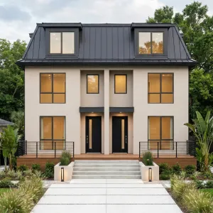 Urban Twin Mansard Loft Residence