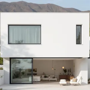 Minimalist Marvel Amidst Mountain Majesty