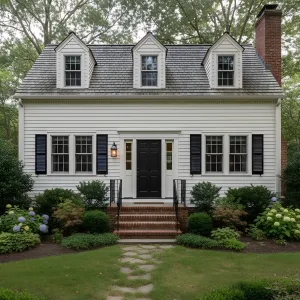 Refined Dormered Colonial Retreat
