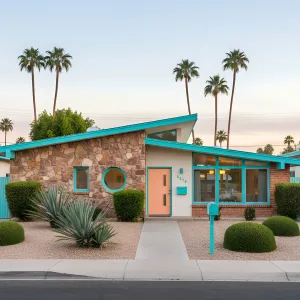 The Sky’s the Limit in Teal and Coral