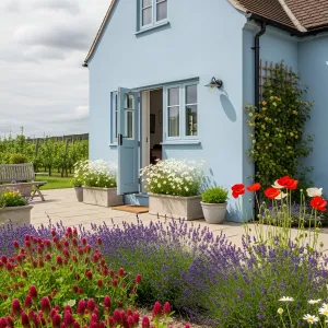 Blue Bliss with Blooming Brilliance