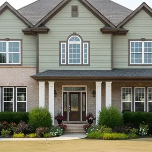 A Gable of Suburban Grace: The Picture-Perfect Dwelling