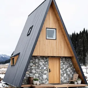 A-Frame Antics: Norway’s Cozy Pebble Paradise
