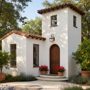 Courtyard Lantern Tower Casita