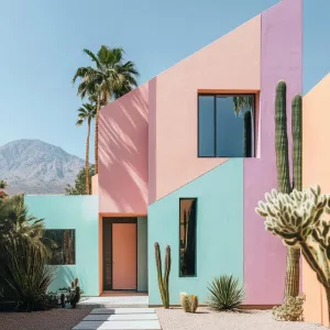 Colorful Dreamscape in the Desert