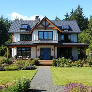 Charming Craftsman Farmhouse Amid Lush Greenery