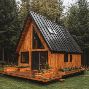 Cozy A-Frame Retreat Nestled in the Woods