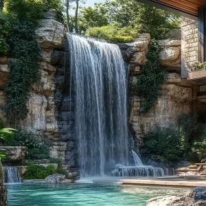 Luxurious Escape with Stunning Waterfall Pool