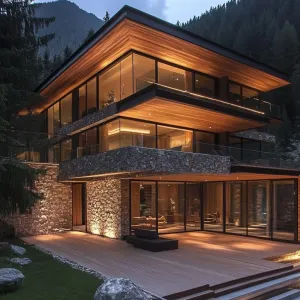 Majestic Mountain Manor: The Luxe Lookout