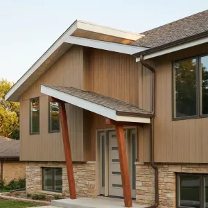 Angled Porch Split Level Refresh