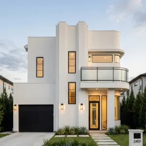 Curved Horizon Deco Haven