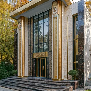 Golden Pavilions: A Regal Deco Escape