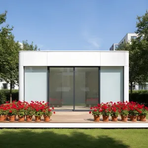 Contemporary Cubby with a Floral Flair