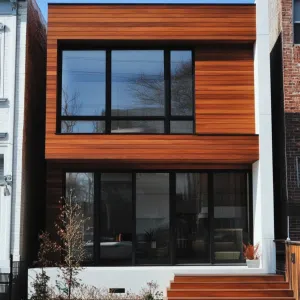 Geometric Warmth: The Wooden Haven