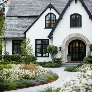 Gabled Splendor in a Floral Wonderland