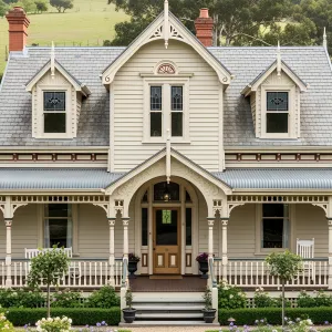 Victorian Reverie: Gables and Sunshine Magic