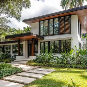 Jungle House with a Chic Flair