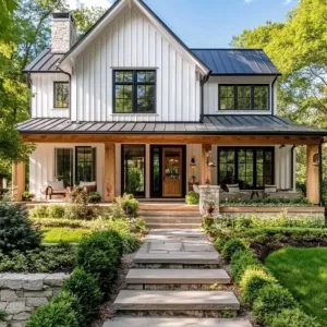 Timber Tranquility: A Modern Country Chic
