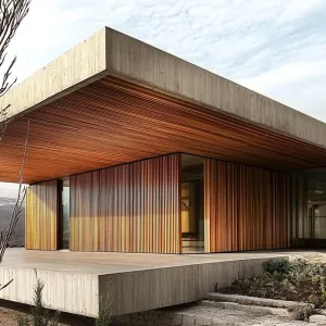 Concrete Canopy: The Wooden Wonder