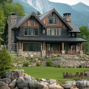 Majestic Timber Abode Above the Clouds