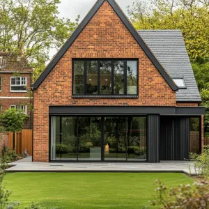 Preview of Gabled Brick Haven Amid Leafy Serenity