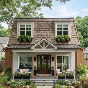 Cozy Cedar Mansard Cottage