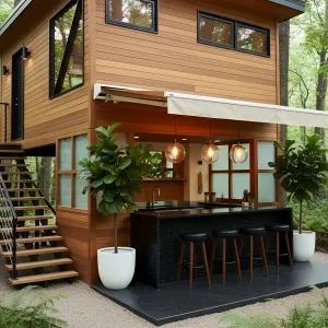 Stellar Stilted Shack with a Hidden Hangout